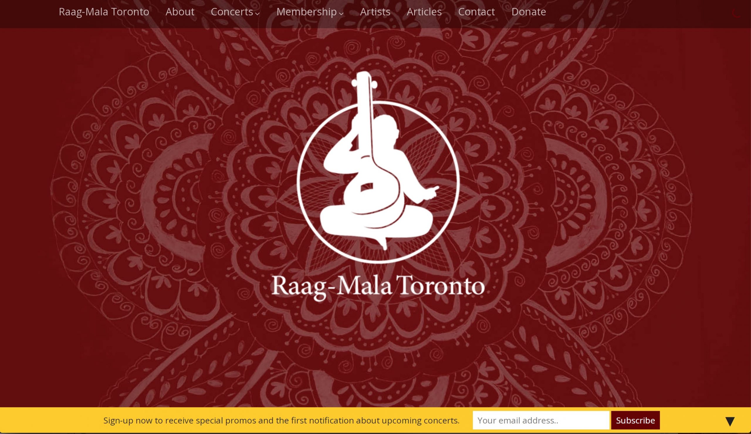 Raagmala-Website